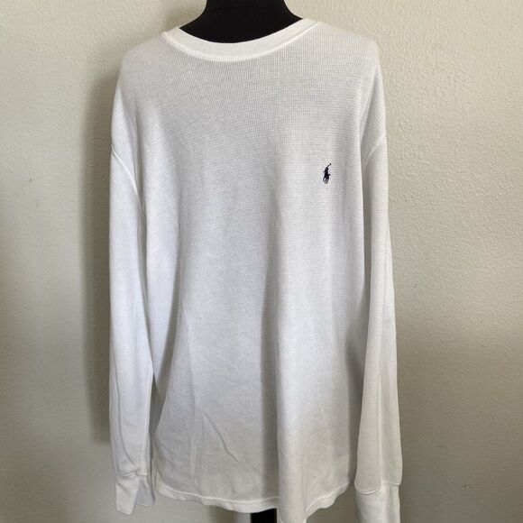 Polo Ralph Lauren Men's Size XL Set of 2 Waffle Knit Thermal Sleepwear Shirts - Picture 4 of 13